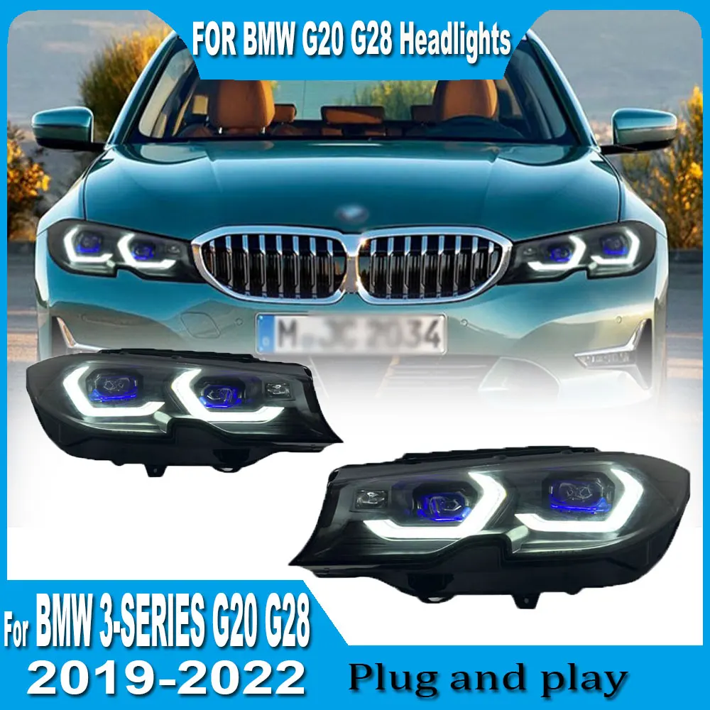 Car Styling For BMW G20 G28 Headlights 2019 2020 2021 2022 Headlight LED Laser Head Lamp 320i 325i LED DRL Signal Accessories