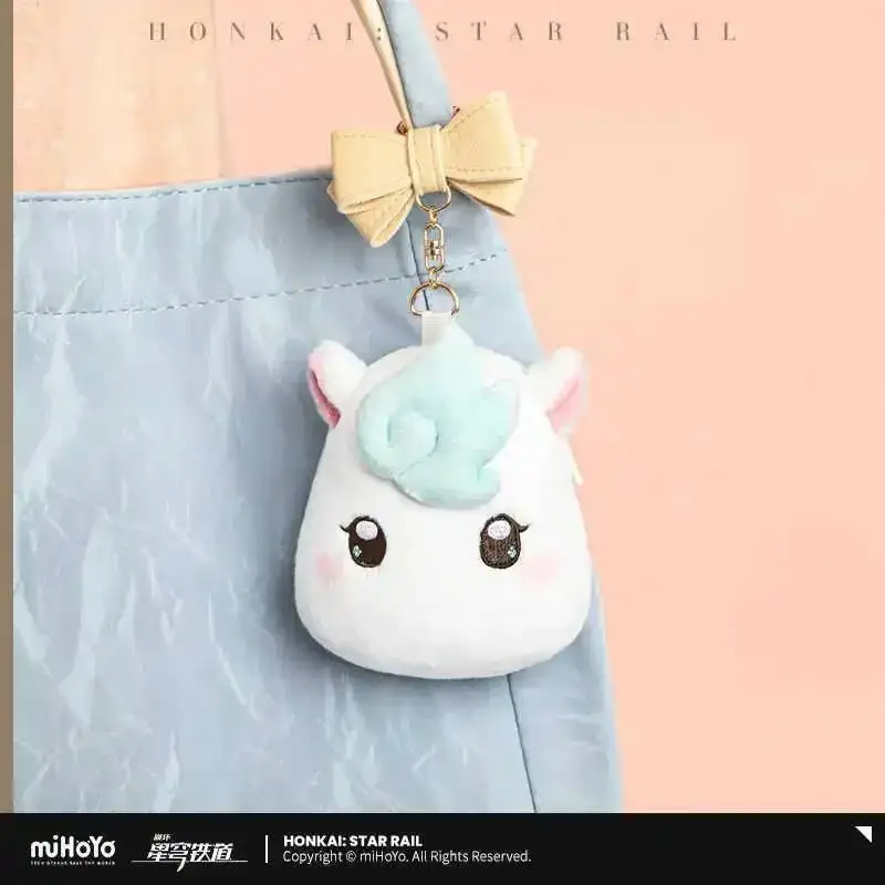 

Anime GAME Game Ika Pendant Badge Storage Bag Mihoyo Honkai Star Rail Aventurine Robin Jingyuan Sunday 11Cm Keychain Birthday