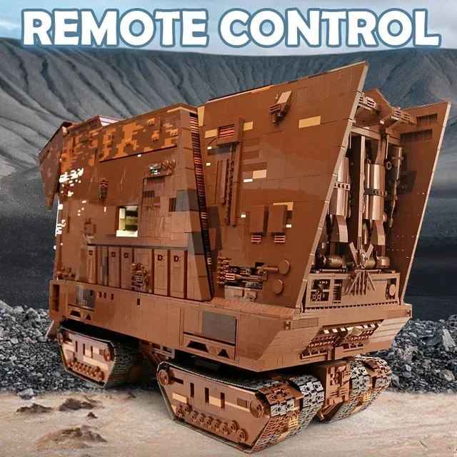 Mouild King 21009 The cavegod UCS sandcrawler บล็อกตัวต่อของเล่นโมเดลประกอบอิฐของเล่นเพื่อการศึกษาของเด็กของขวัญคริสต์มาส