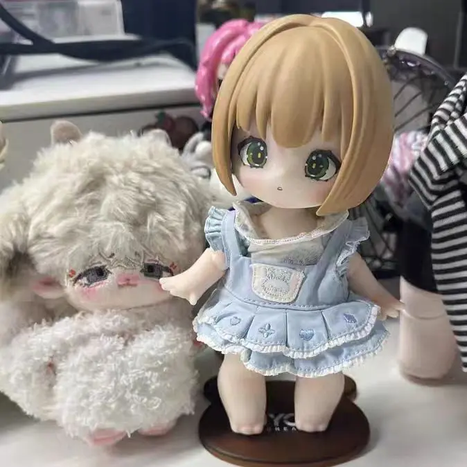Original Swdoll Bjd Doll Joint Movable Doll Puyoodoll Pocket Bear Kumako Face Shell Mjd Doll 1/6 Electronic Pet Kawaii Model Toy