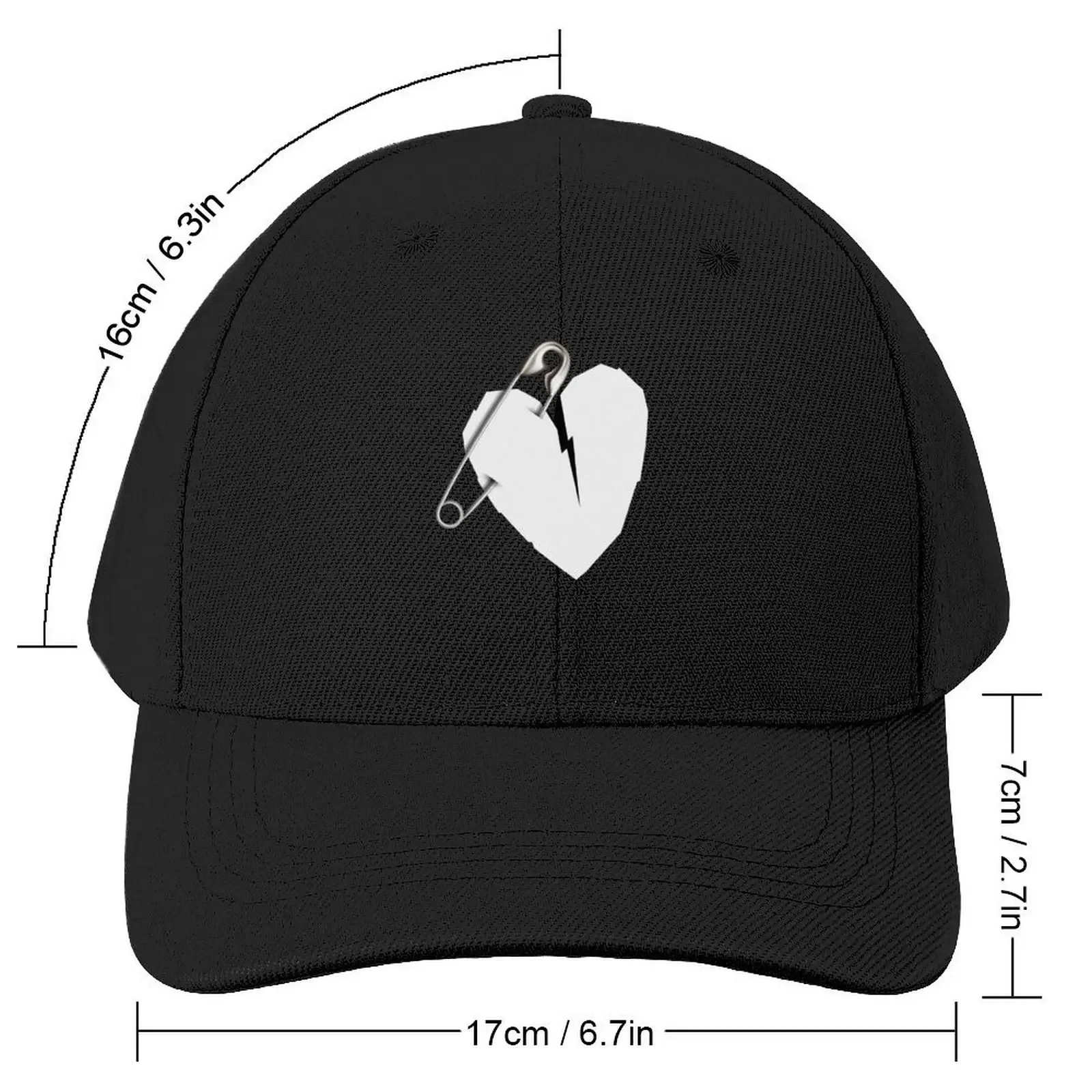 Limited edition - DJ Dave Roberts Memorial Heart Baseball Cap Dropshipping Luxury Hat Girl'S Hats Men's