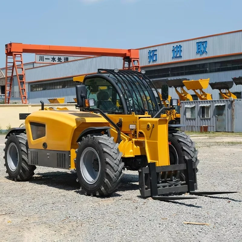 High Quality Telescopic Handler 3 Ton 4 Ton 5 Ton 7m -18m Telescopic Forklift Telehandler With A/C Cab