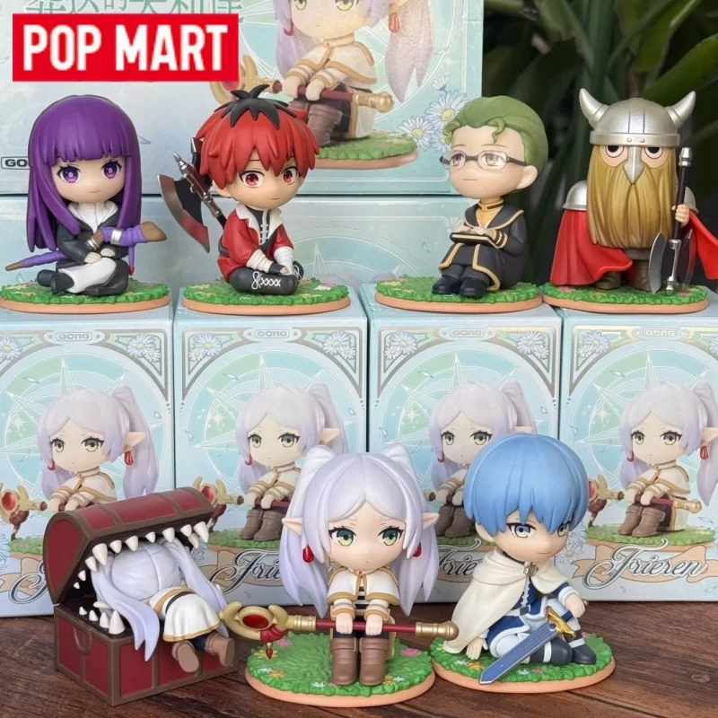 

Pop Mart Officially Licensed Himmel Chibi Figure Frieren Beyond Journey'S End Blind Box Anime Collectible Desktop Decor For Fans