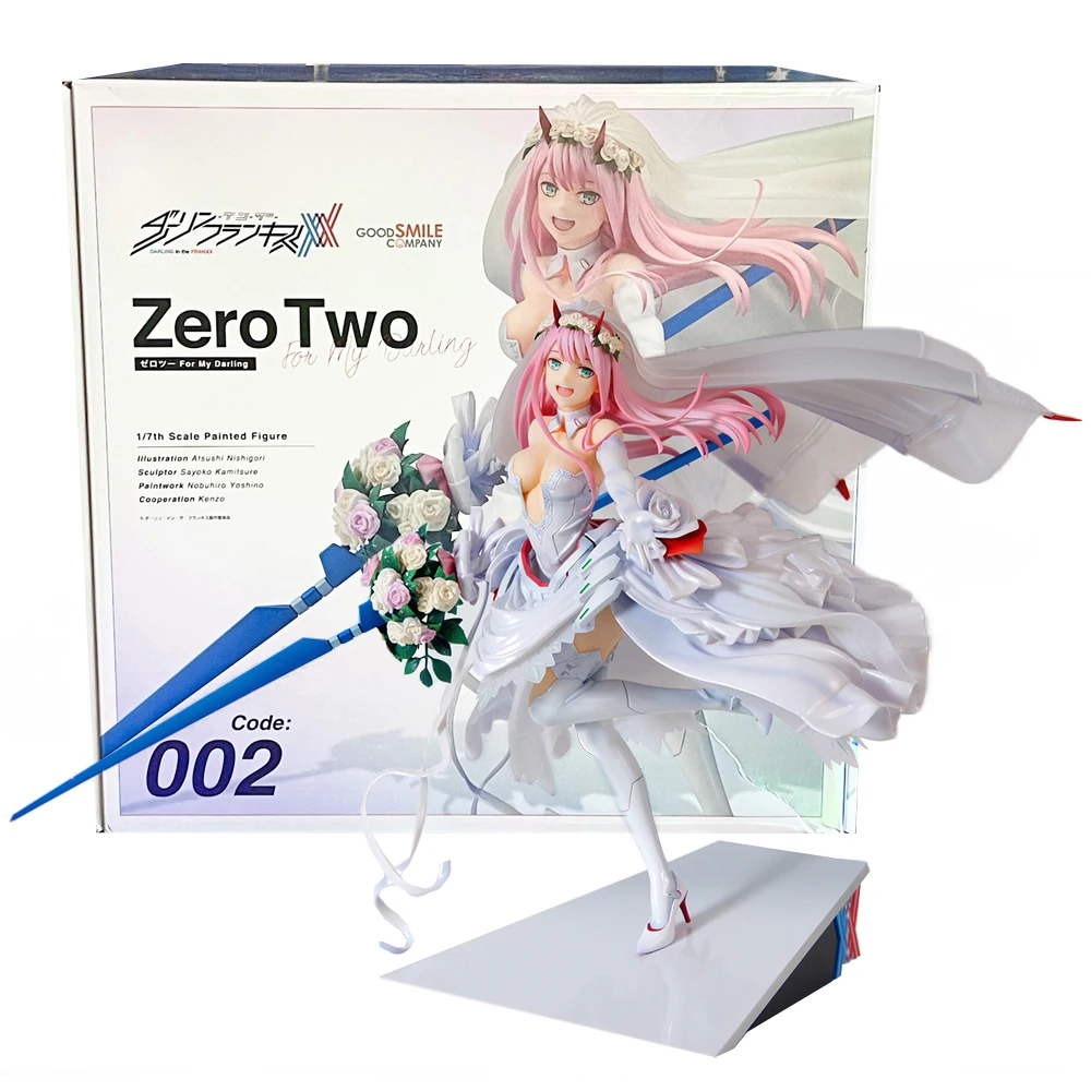 27CM Anime Darling in the FranXX Zero Two Figure 1/7 For My Darling Model Toy Gift Collection Action Figure