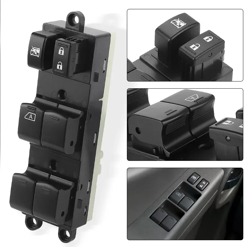 1X Automatic Power Master Window Switch for 2005-2012 Nissan Xterra Frontier 12Pins 25401-EA003 25401EA003 FREE SHIPPING!!!