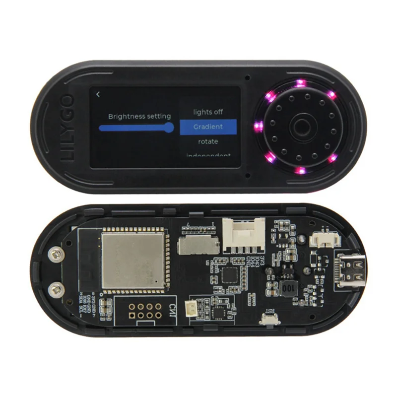 

AS62 LILYGO Многофункциональный портативный T-образный ESP32-S3 ЖК-микрофон RGB с поворотным энкодером, макетная плата, B
