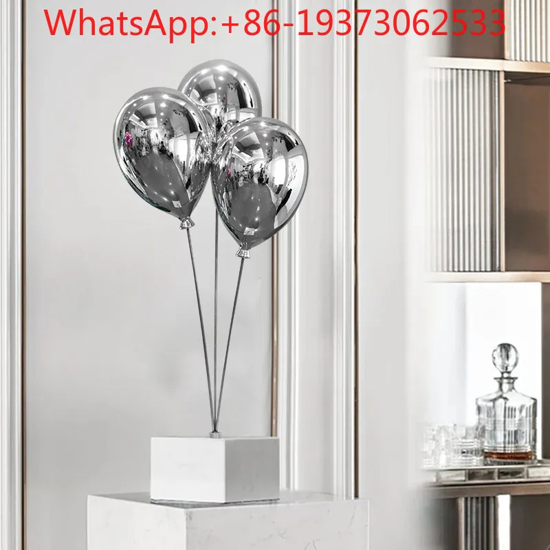 Cartoon Sculpture Balloon Decoration Modern Light Luxury Soft Decoration Craft TV Cabinet Installation Art Ornament