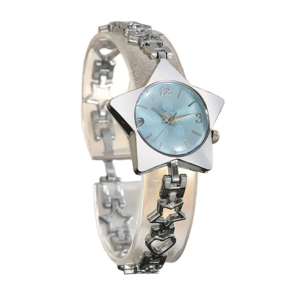 New Alloy Women Watch Quartz Movement Adjustable Star Bracelet Watch Elegant Luxury Ladies Quartz Watch Holiday Occasion