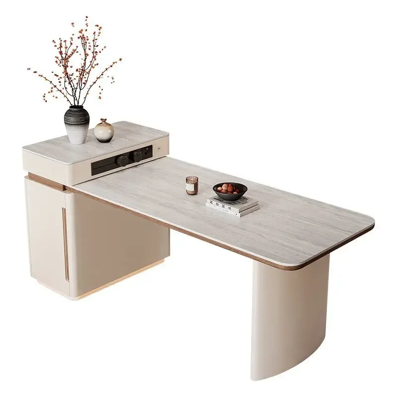 

Island table integrated household retractable modern simple island