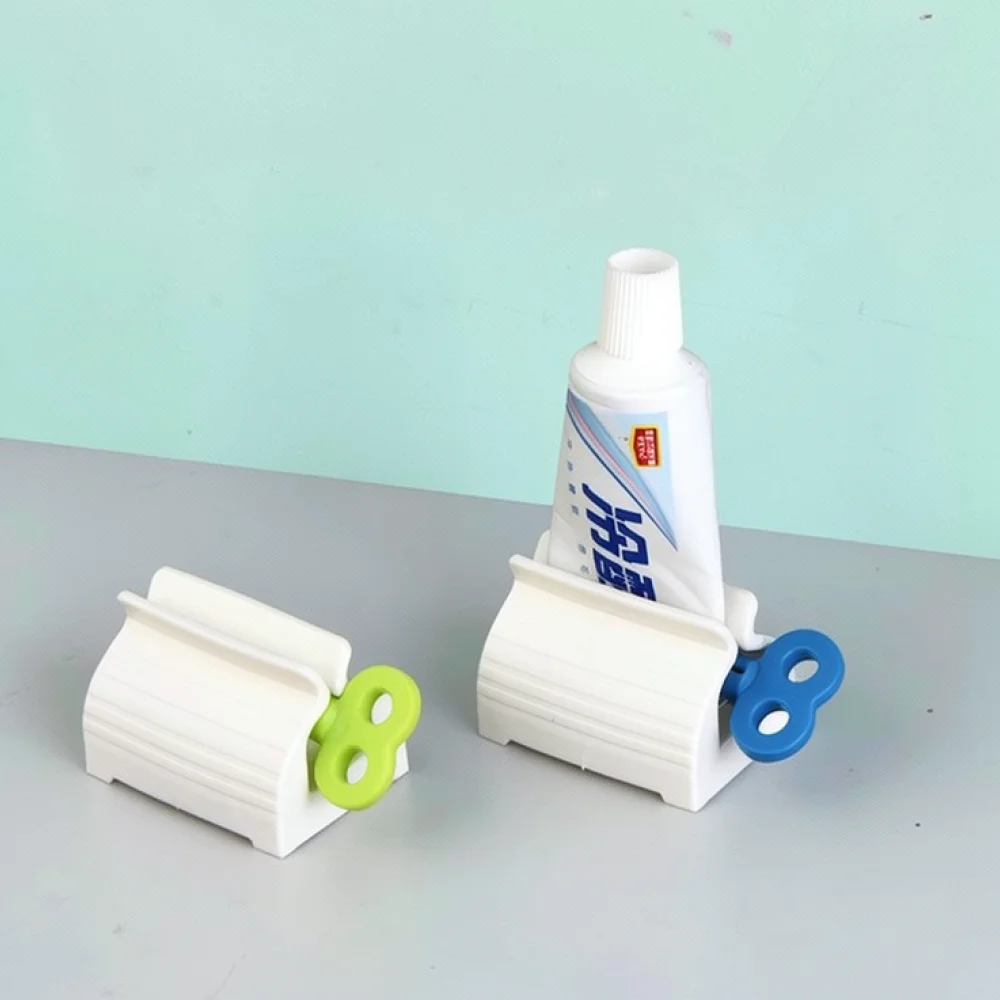 Useful Toothpaste Tube Squeezer Dispenser Rolling Wringer For Bathroom Gadgets Hand Cream Saving Manual Tool Set