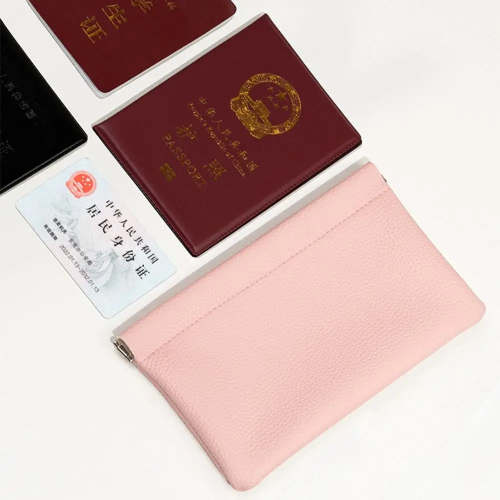 New Automatic Closure PU Leather Long Wallet Waterproof Large Capacity Coin Purse Storage Bag Storage Organizer