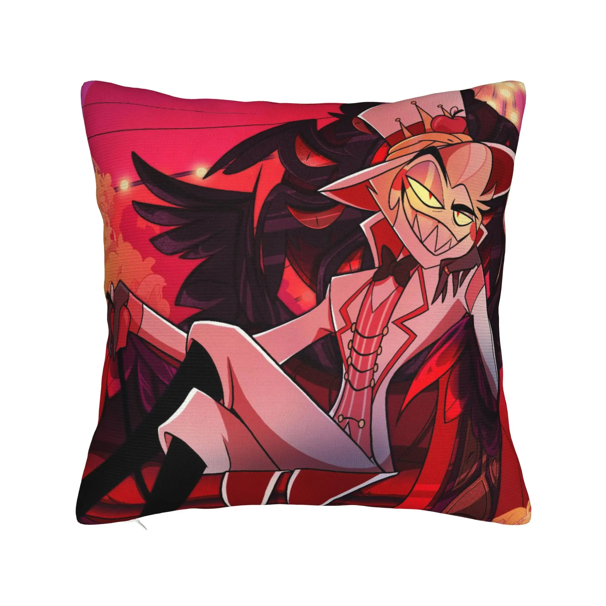 Lucifer Hazbins Hotels Pillowcase Soft Cushion Cover Decorations  Throw Pillow Case Cover Home Square