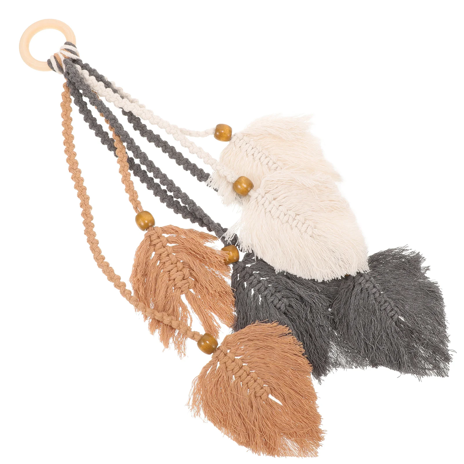 

Macrame Leaves Boho Hanging Decor Handmade Bohemian Wall Decoration Bedroom Living Room Wall Art Boho Hanging Decor