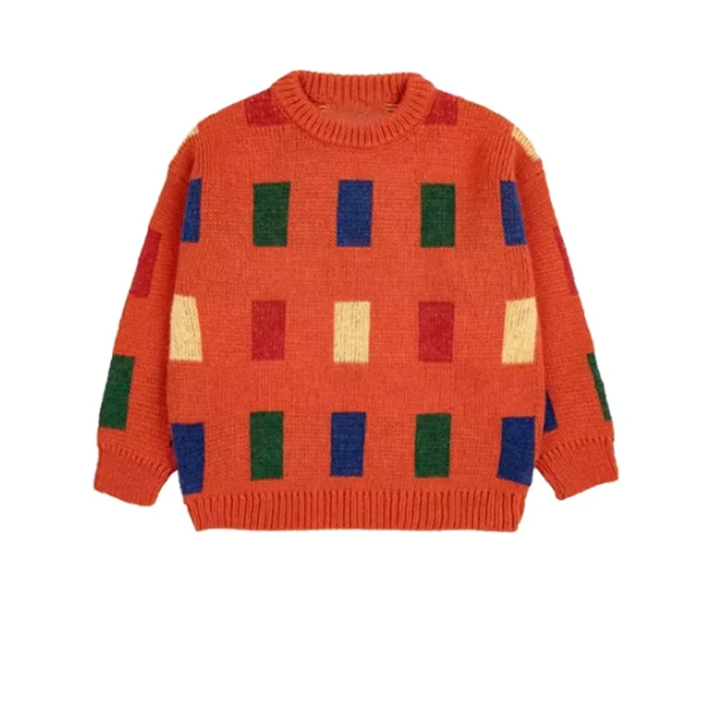 Pre-vendita (nave agosto) 2024 BC autunno inverno abbigliamento per bambini ragazze maglione lavorato a maglia Cardigan bambino Cardigan maglioni per ragazzi