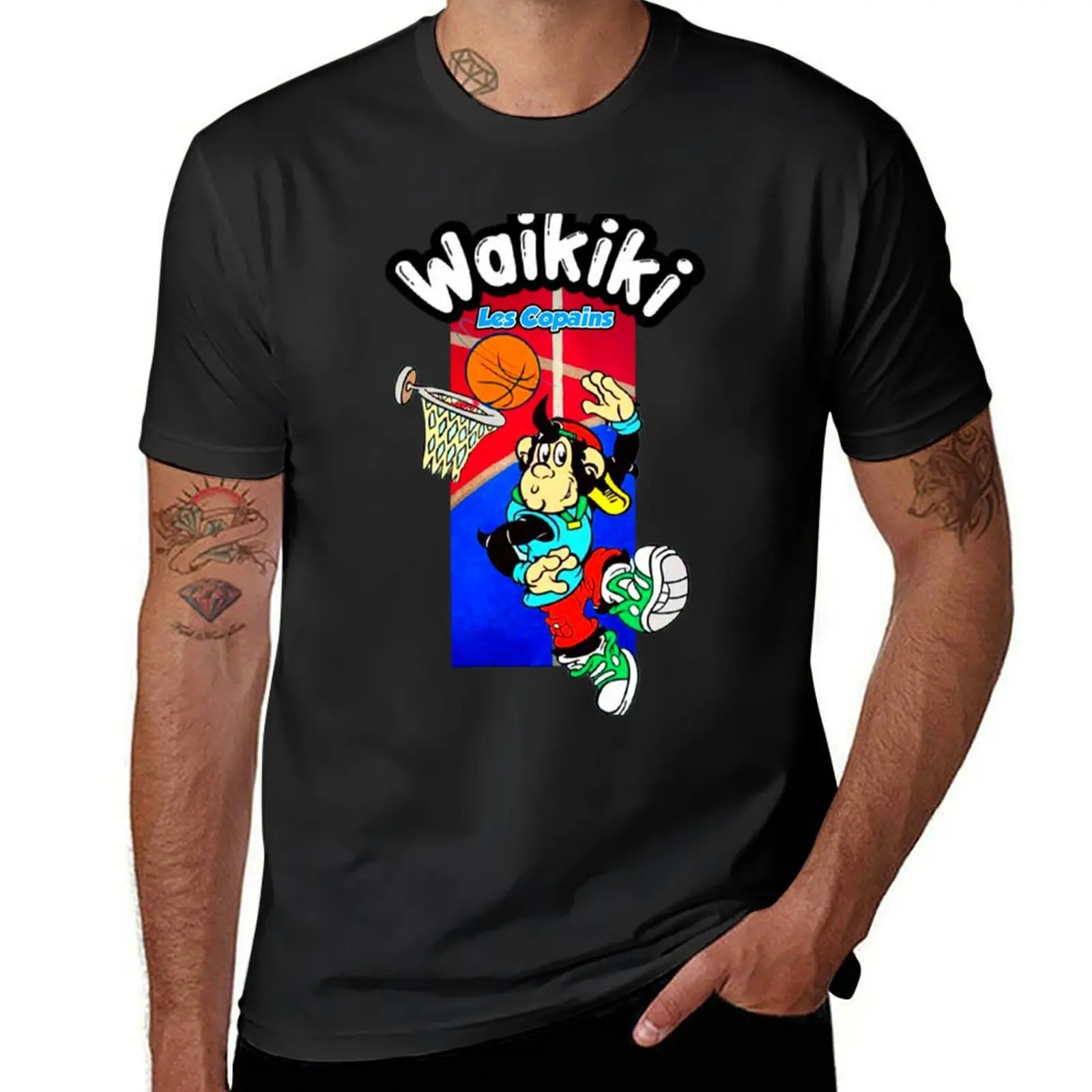 

Waikiki, friends T-Shirt blanks summer clothes oversized fitted t shirts for men