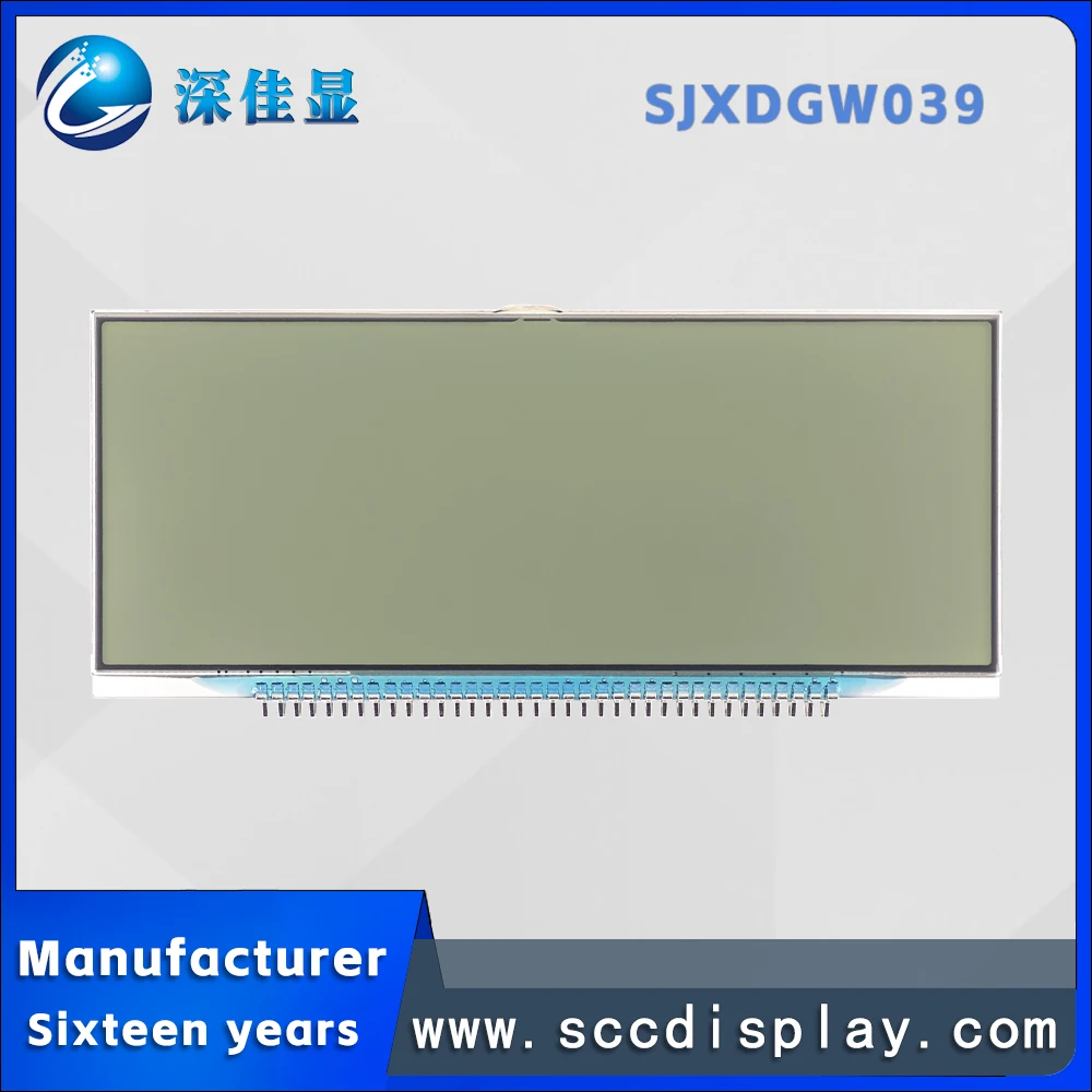شاشة LCD للبيع بالجملة من الشركة المصنعة SJXDGW039 شاشة عرض رقمية HTN أحادية اللون شاشة أداة من نوع رمز الجزء المضاد للوهج #3