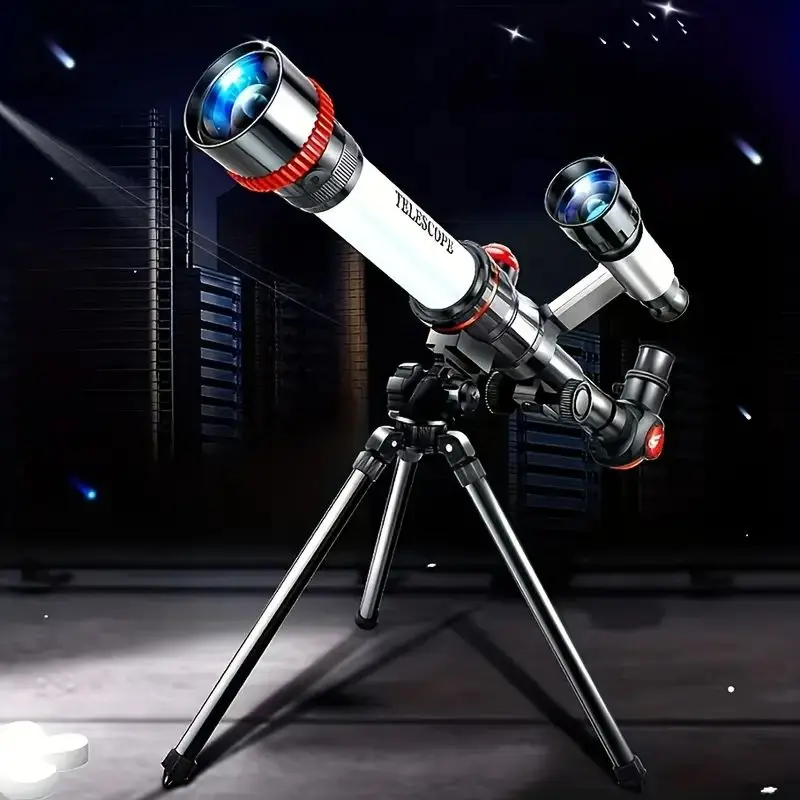 HD High Magnification Scientific Astronomical Telescope Set, Portable and Adjustable Professional Telescope