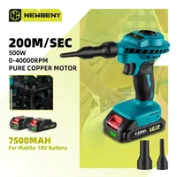 NEWBENY Cordless Air Duster 2 IN 1 Dual Use Computer Keyboard Electronics Cleaner Portable Rechargeable For Makita Battery Pin