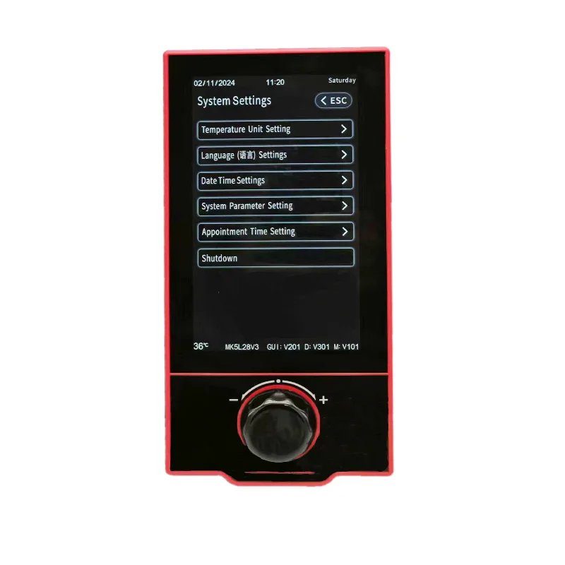 7-Inch Touch Screen Plastic / IP68 Rated 1C Accuracy Shuttle Thermostat Oven Temperature Controller MK5L29