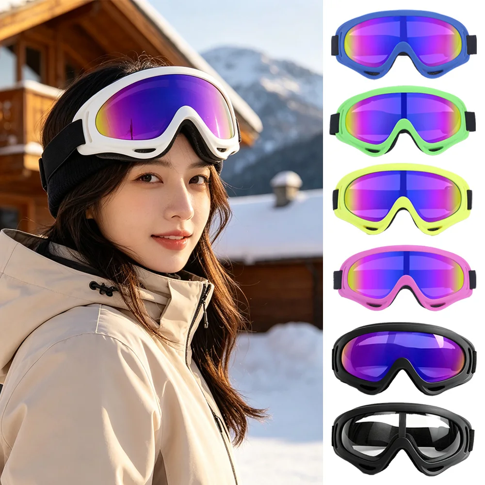 Foam‑Seal Ventilated Riding Goggles, Male Female Sports Fans, Outdoor Motorbike Use Anti‑Scratch Shock‑Resistant Eye Gears