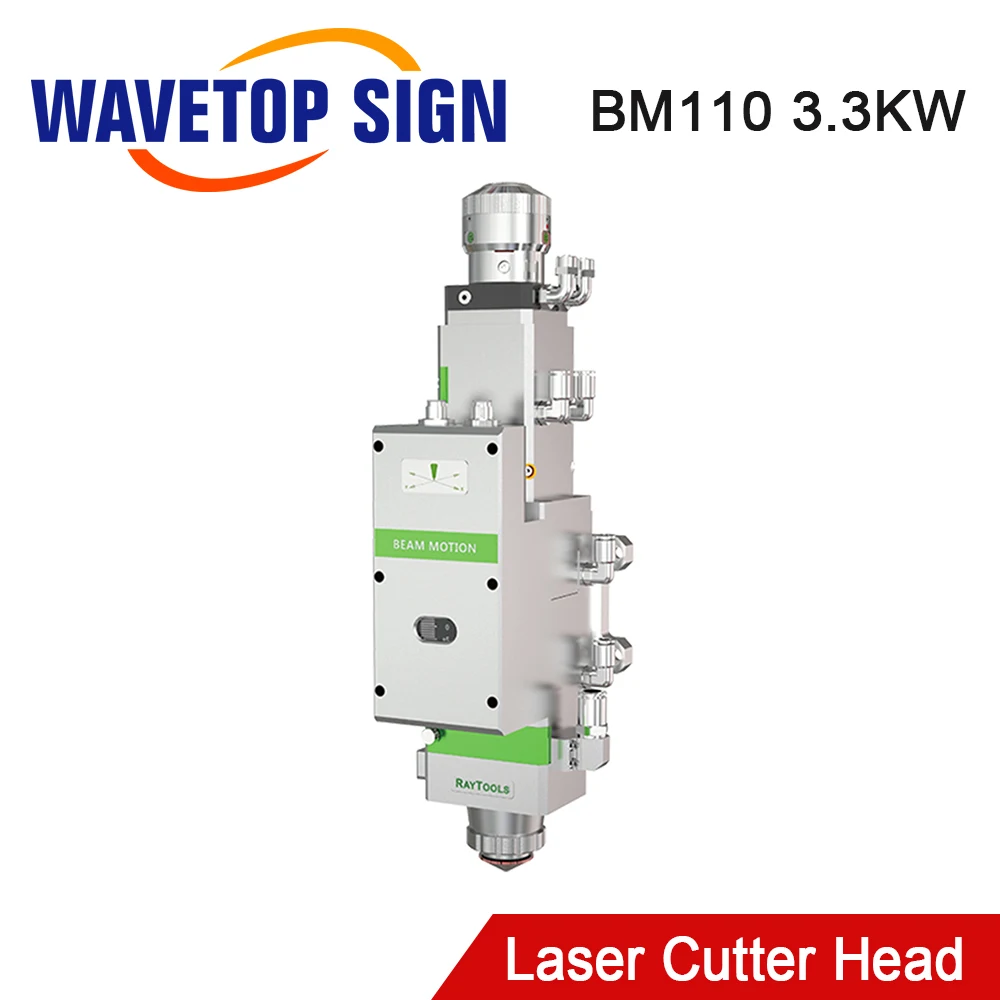 WaveTopSign Raytools BM110 0-3.3KW Auto Focusing 2D Fiber Laser Cutting Head for Fiber Laser Cutting Machine