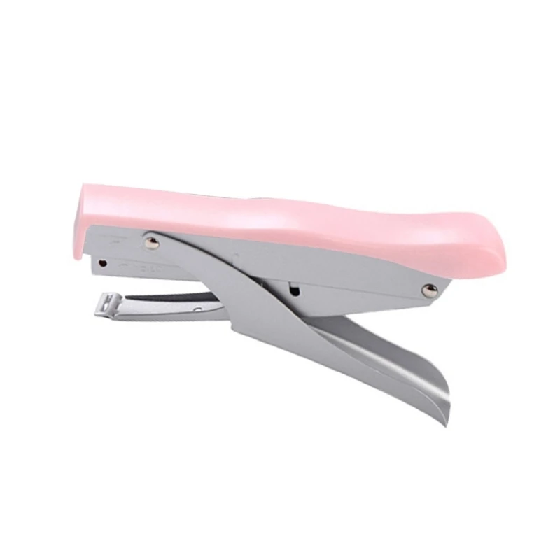 Handheld Stapler 10 Sheet Capacity Desk Stapler Heavy Duty Stapler Ergonomic Grip Labor-Saving Stapler Stapling Machine