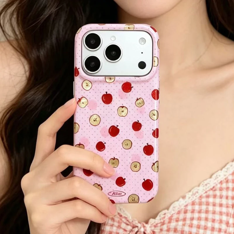 Ins Popular Summer Fruits Glossy IMD TPU Phone Case For iPhone 17 16 15 Pro Max Shockproof Protective Back Cover view 5