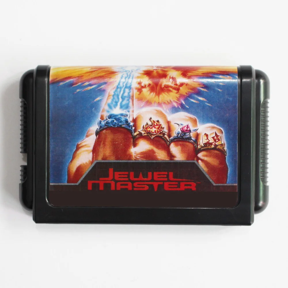 Cartão de jogo Jewel Master 16bit MD para consoles Sega MegaDrive Genesis de 16 bits
