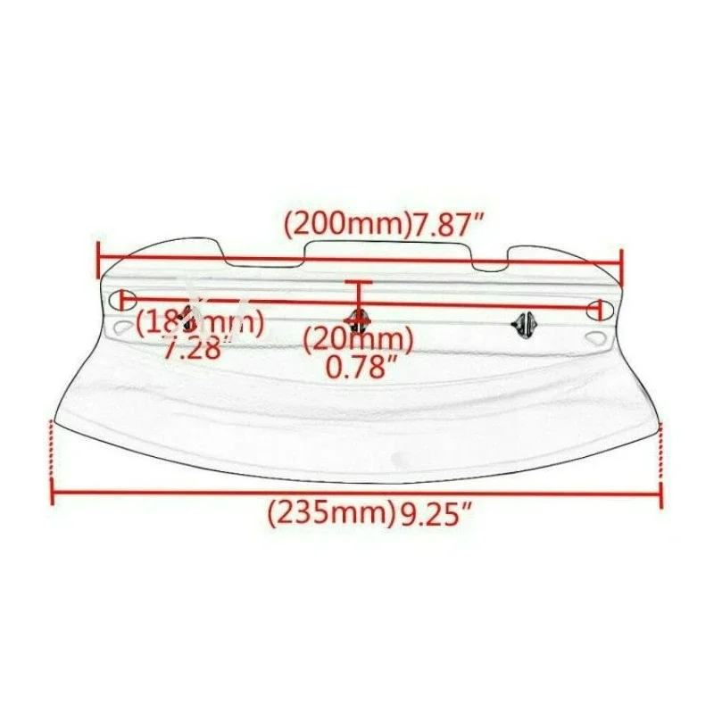 

Uiz For 2014-2020 Harley Touring Electra Street Glide Models Motorcycle Black Lower Wind Deflector Front k