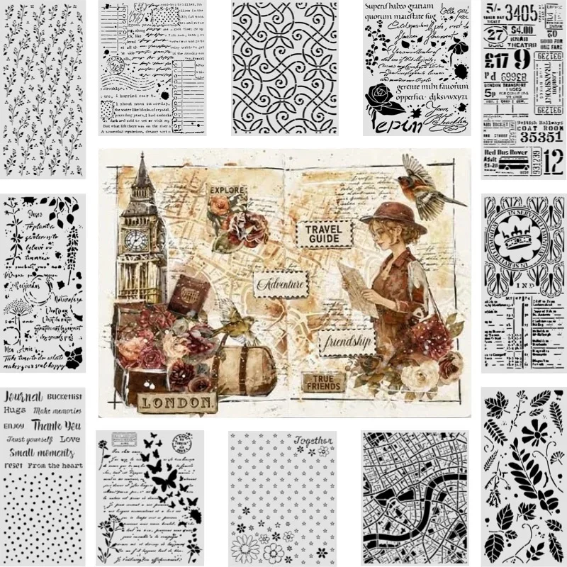 Bucket List Make Memories Thank You Metal Cutting Stencil New Arrival 2026 DIY Molds Scrap Booking Paper Making Cuts Crafts