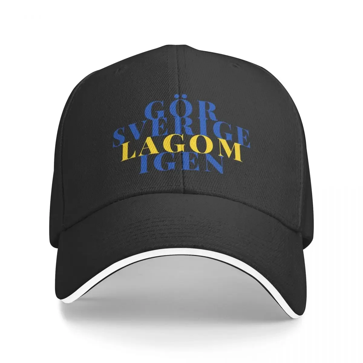 

Gr Sverige lagom igen Baseball Cap Trucker Hat hiking hat Rugby summer hat Men Hats Women's