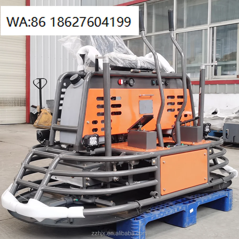 36 Inch Double Disc Ride On Power Trowel Concrete Road Polishing Floor Finishing Construction Machinery