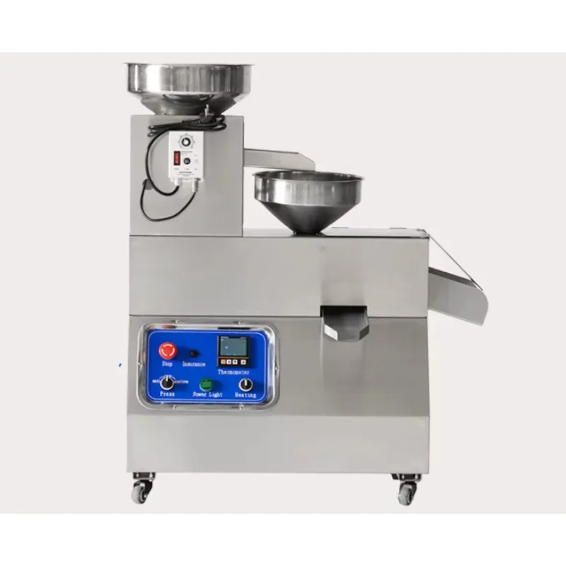 

Commercial Automatic Multifunctional Spiral Oil Press For Peanut Sesame Walnut Coconut 220V Engine For Cooking Oil Factories