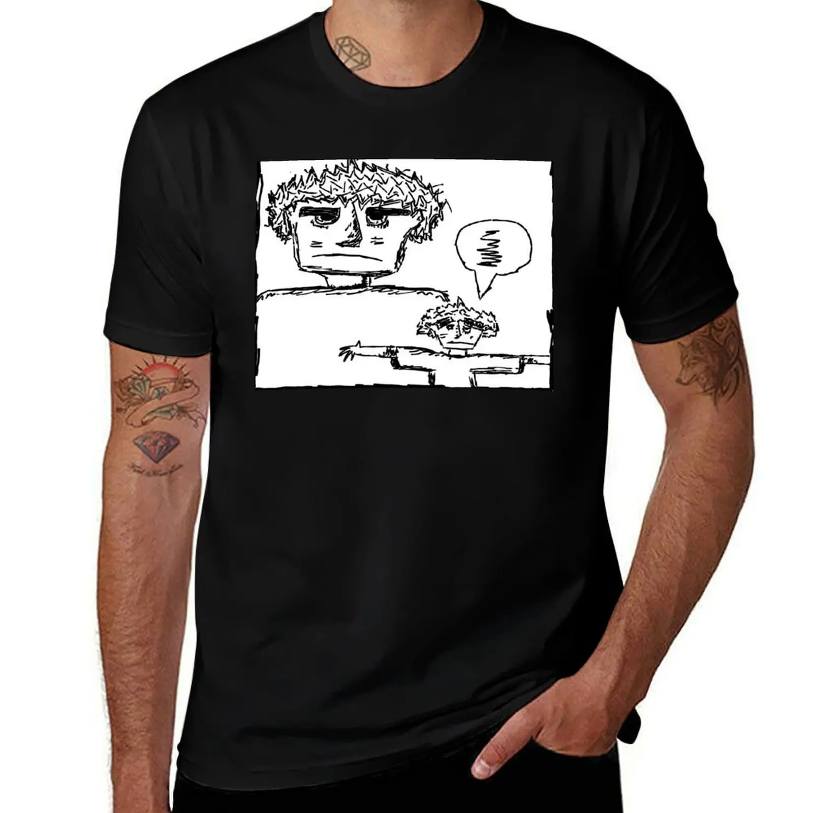 little guy T-Shirt Work Outdoor for Men T-Shirt