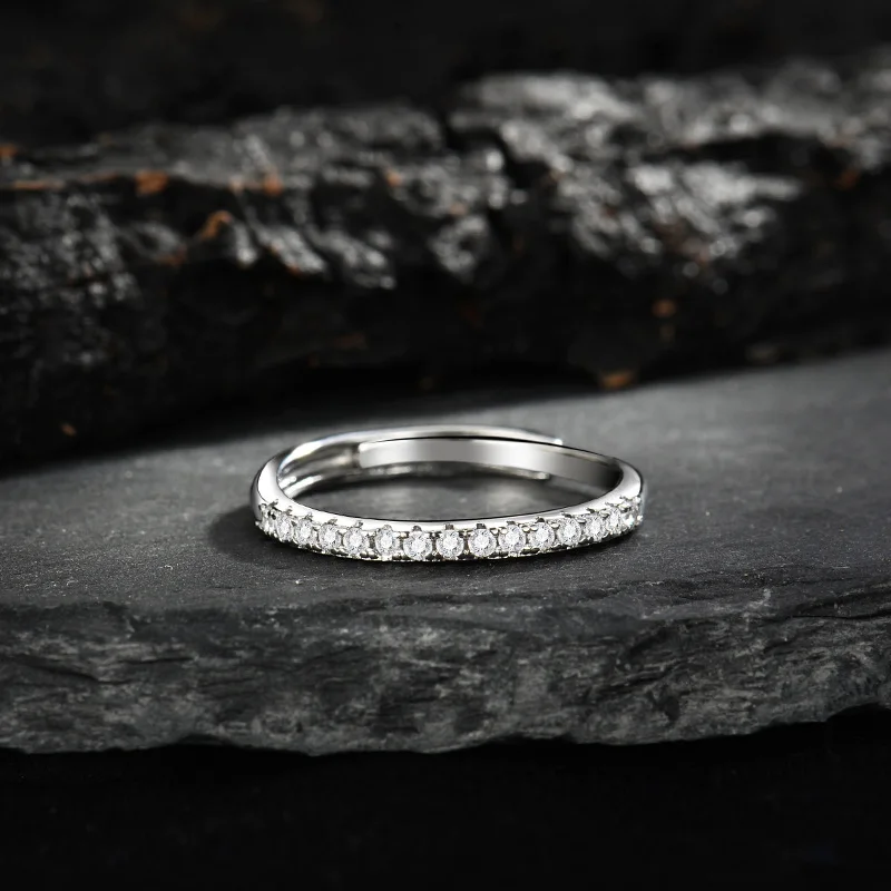 New 925 Sterling Silver Ring Moissanite Top Quality for Women Wedding Jewelry Engagement Charm Party Fashion Top Quality Ring