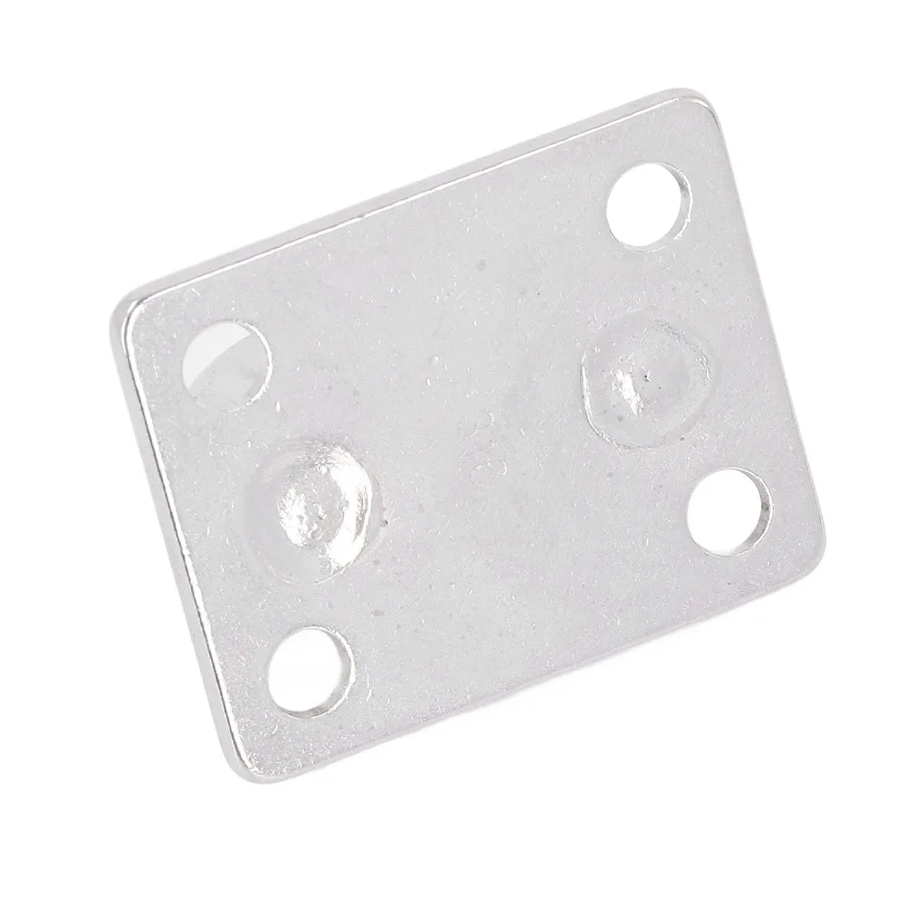 7 Pcs Durable M8 Hammock Hanging Hardware Heavy Duty Rectangle Sun Shade Sail Fixing Stainless Steel Pad Eye Plate Wall Mount