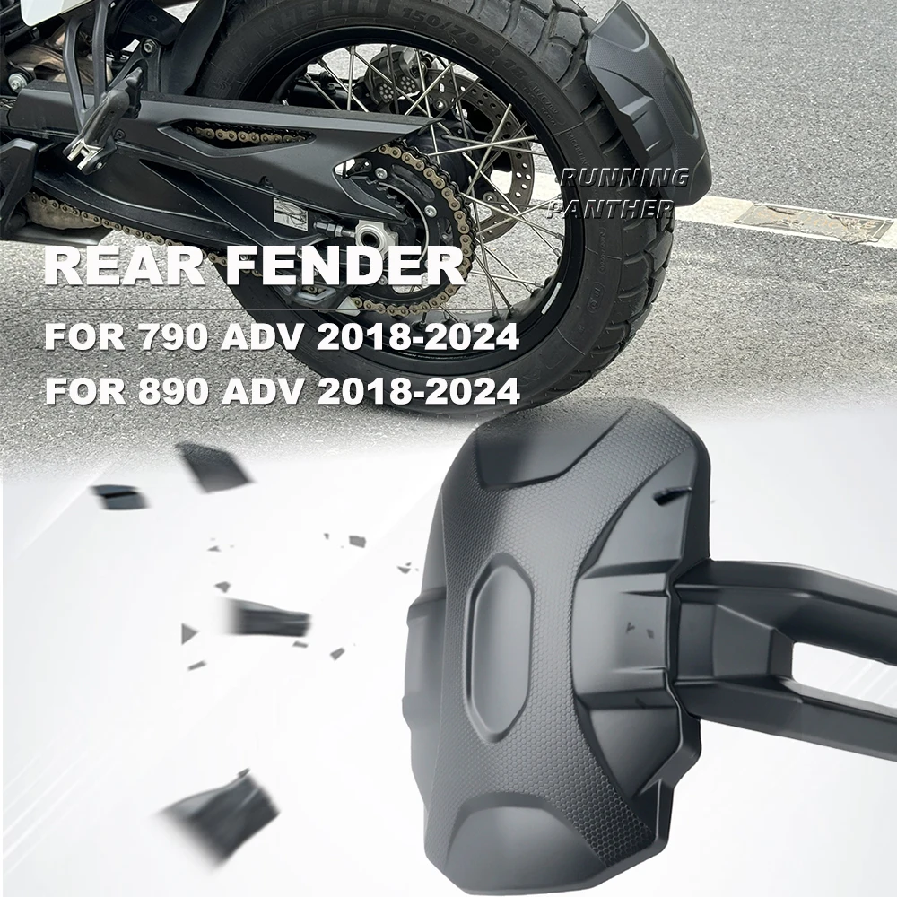 

Motorcycle Accessories Rear Wheel Hugger Mudguard Rear Fender Mudflap Guard For 790 890 ADV Adventure 790adv 890adv 2018-2024