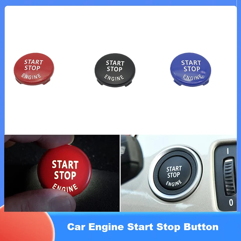 

Подходит для BMW E87 E60 E83 E84 E89 E90 E91 E92 E93 Кнопка запуска двигателя автомобиля Замена крышки стоп-выключателя Аксессуары для декора автомобиля