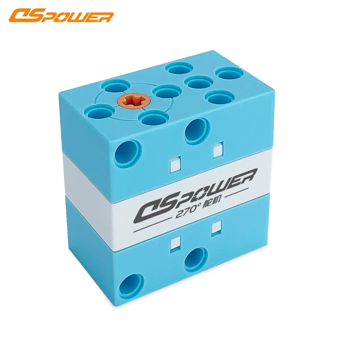 DSpower 1/5/10/20PCS 2KG 270° Programmable Building Block Servo Porous Bit Bidirectional Output Programming for DIY Robot Toys