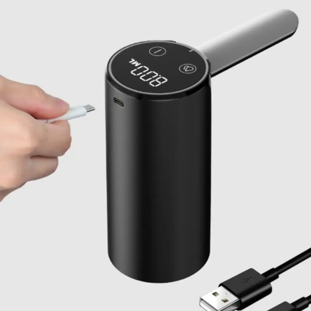 USB Rechargeable Automatic Water Foldable Digital Display Water Bottle Dispenser Pump 3-speed Adjustment Water Dispenser