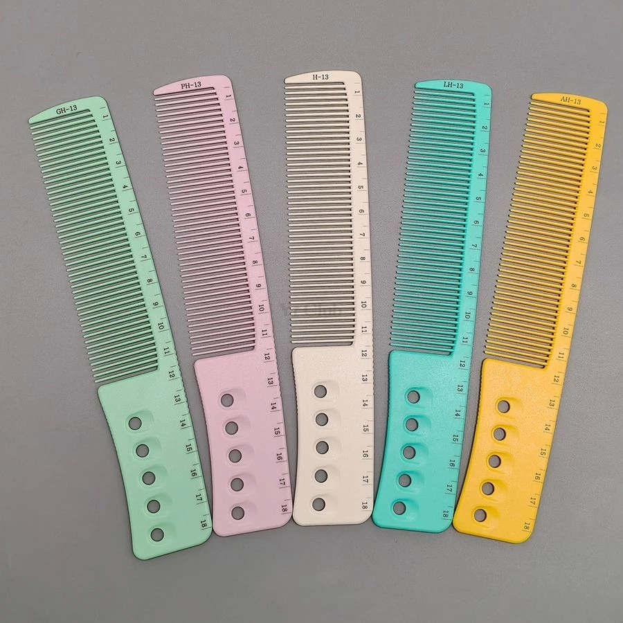 Hair Cutting Comb With Handle Men's Crew Cut Haircut Combs Barber Short Hair Hairdressing Hairbrush Hairsalon Styling Tools