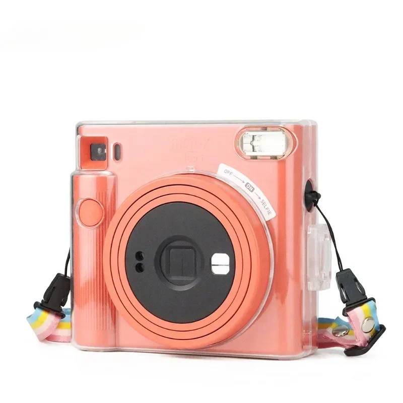 

Transparent Case Bag for Fujifilm Instax Square SQ1 Case with Shoulder Strap for Instant Camera Bag Mini Carry Case Hard Cover