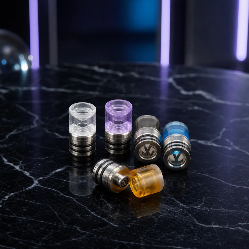 Four One Five 415 RTA Replacement Drip Tip - Hybrid Small Mouthpiece Accessories for Enhanced Vaping Experience