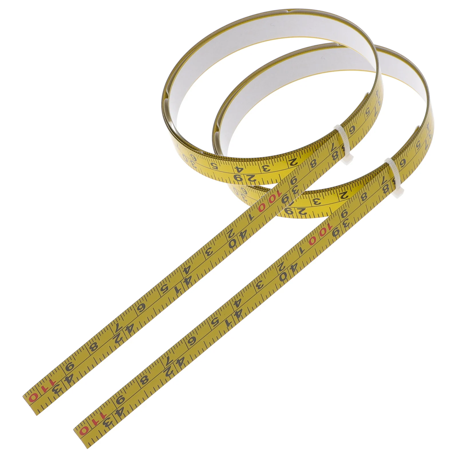 

2pcs Self Adhesive Steel Ruler Tape Measure Digital Workbench Tool Accurate Graduations Storage Space