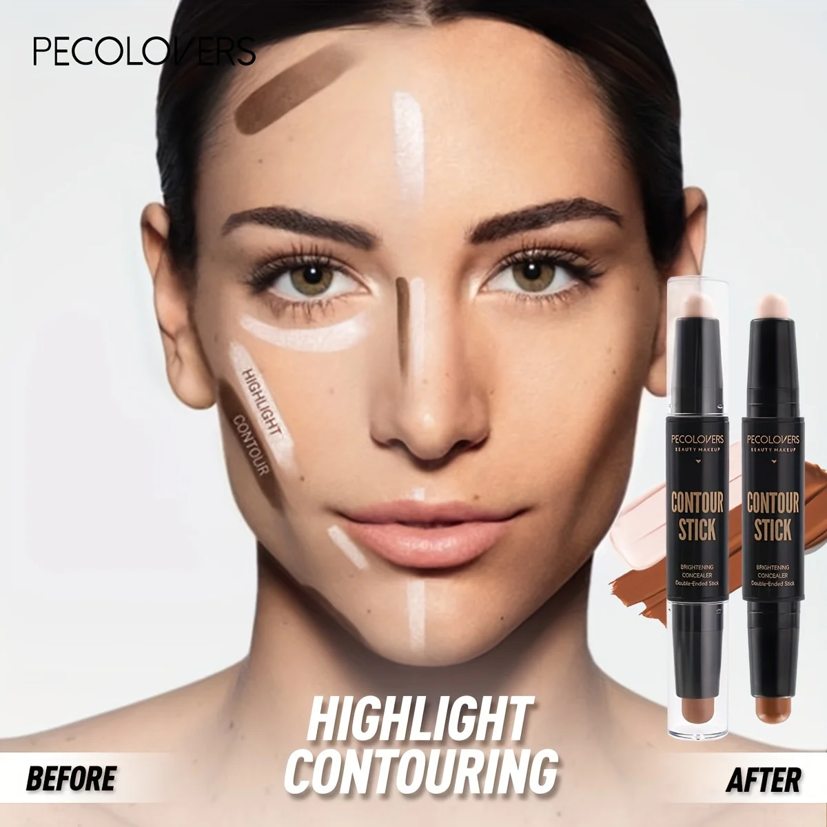 Face Concealer Contouring For Face Bronzer Beauty Contour Makeup Base Foundation Cream For Women\'s Cosmetics New