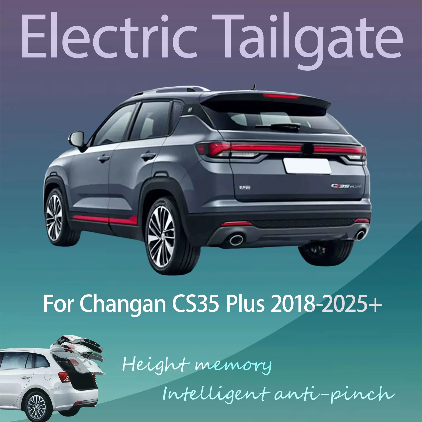 For Changan CS35 Plus 2018-2025+ Electric Tailgate Hands Free Operation Dual Rod Electric Trunk Suction Smart Control