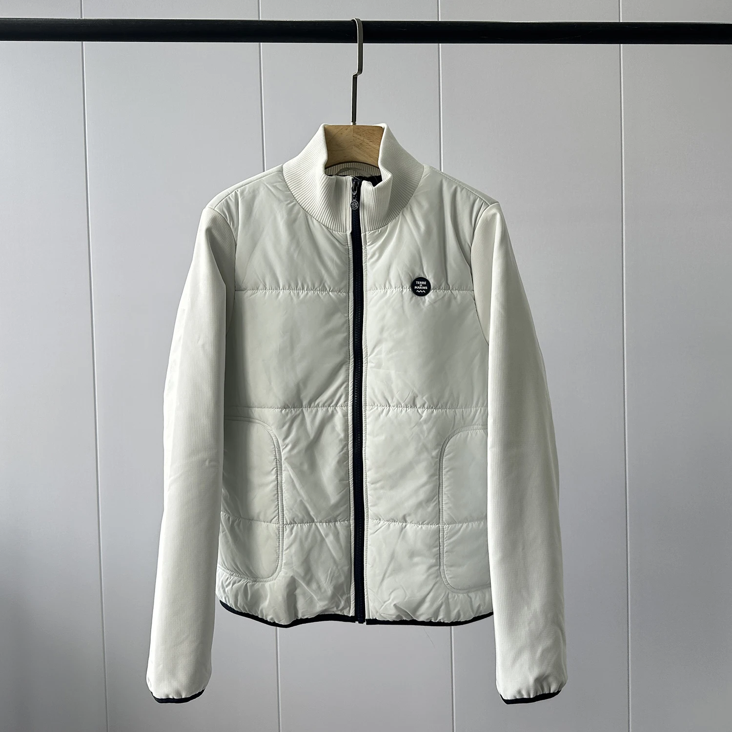 

Модная хлопковая куртка женская на молнии с воротником-стойкой, теплая, универсальная, осенне-зимняя, новинка, удобная для поездок на работу