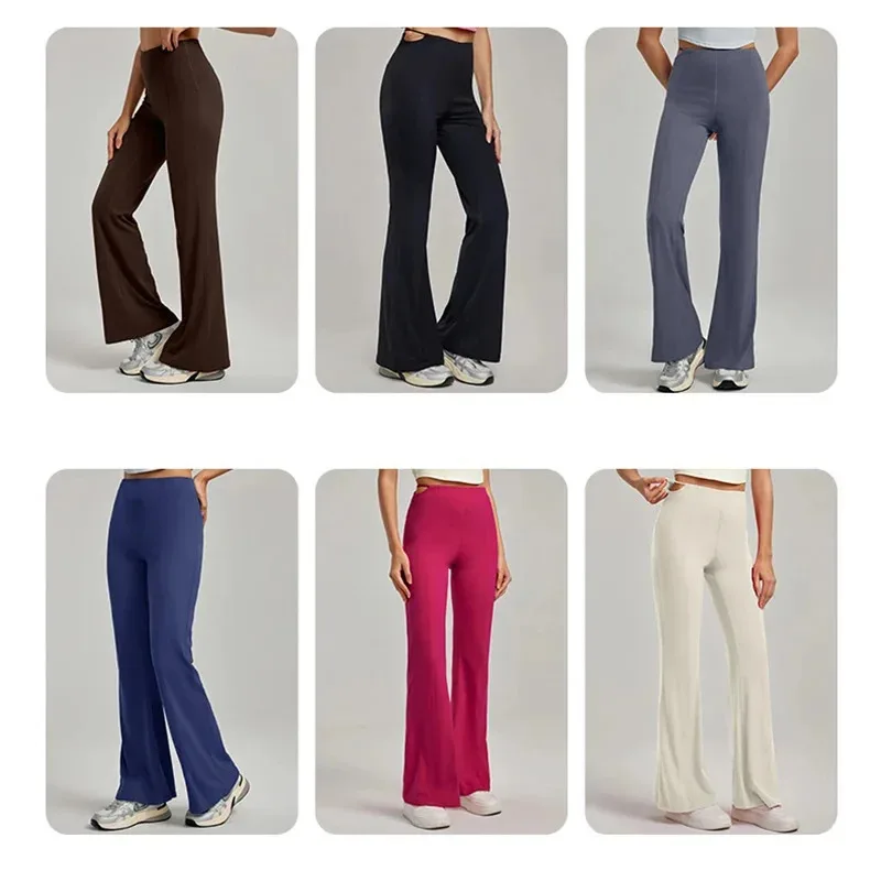 Slimming And Micro Flared Yoga Pants, Sexy And Versatile, Casual, Small And Tall, Bell Shaped Pants, High Stretch Fitness