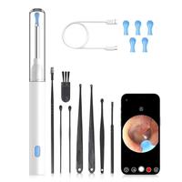 WIFI Visual Otoscope Ear Sticks HD1080P 4.2MM Mini Camera Earpick Ear Spoon Wireless Endoscope Health Care Ear Wax Cleaning LEDs