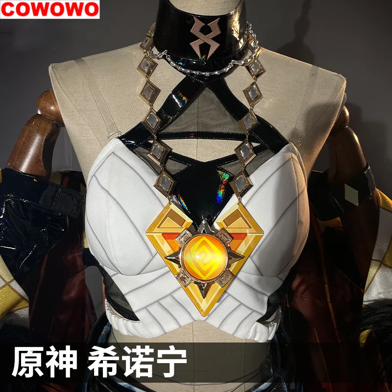 COWOWO Genshin Impact Xilonen Costume Cosplay Cos gioco Anime Party Uniform Hallowen gioca vestiti di ruolo abbigliamento nuovo Set completo